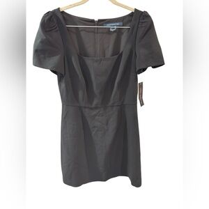 NWT French Connection Black Dress with Short Sleeves